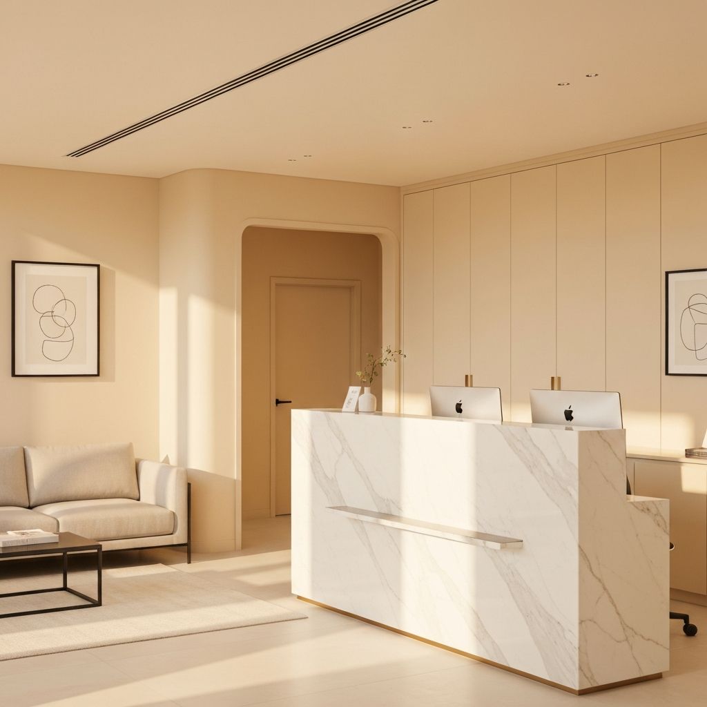 Aesthetic clinic reception